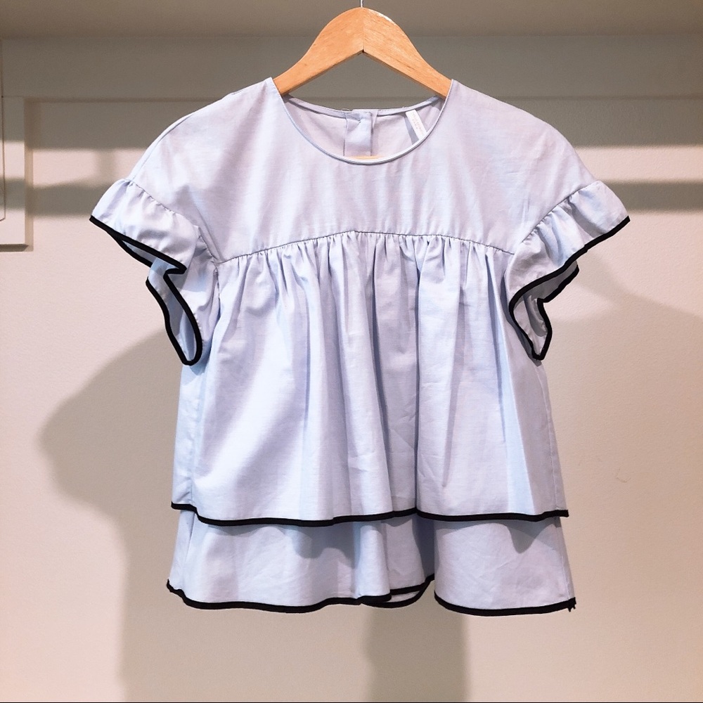 Zara Ruffle Top